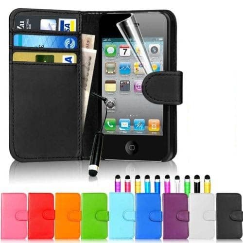 iPhone 4 / 4S Wallet Folio Case Cover